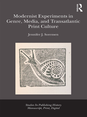 cover image of Modernist Experiments in Genre, Media, and Transatlantic Print Culture